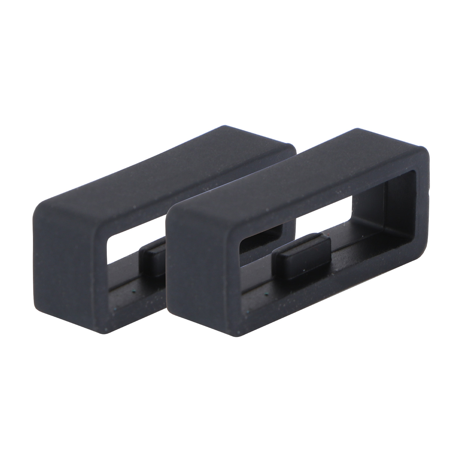 Silicone Watch Band 22Mm - 2Pcs Premium Silicone Watch Band Ring