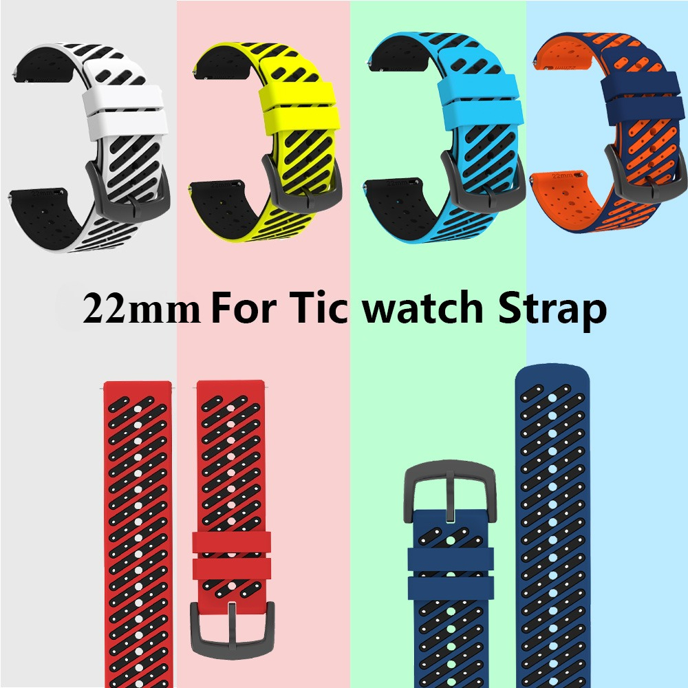 Silicone Watch Band 22Mm - 22mm Silicone Watch Band For TicWatch