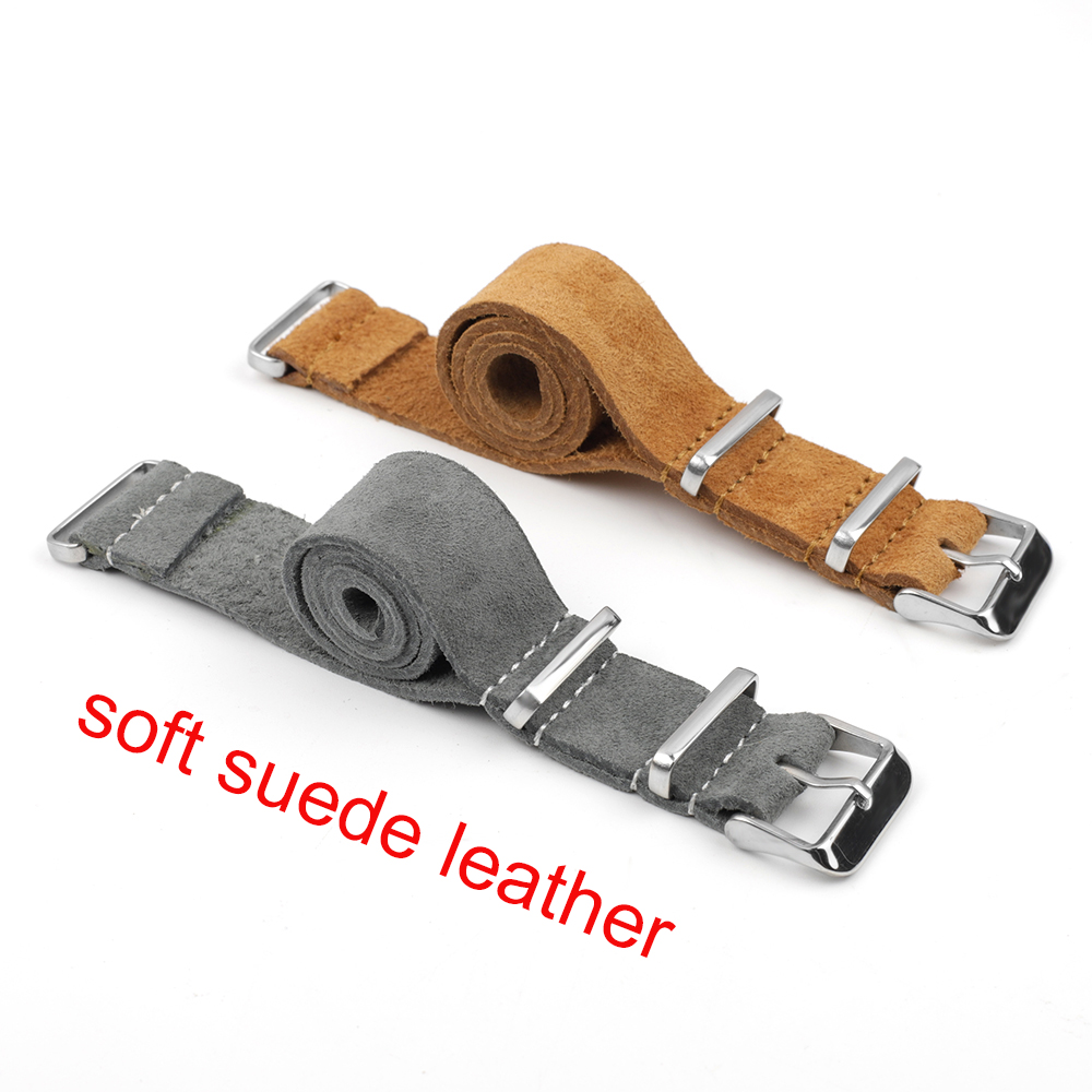 Soft Suede Watchband Long Stra - Suede Strap Watch 评论和价格