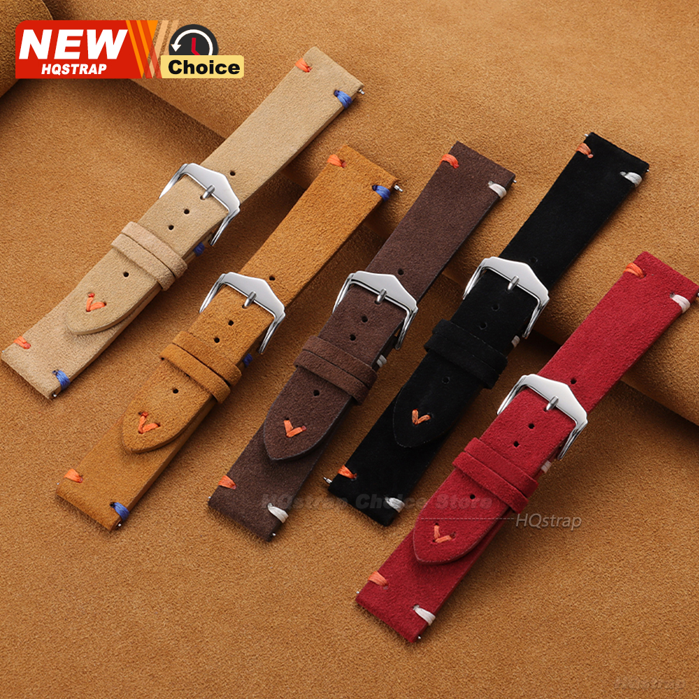 New Colorful Stitching Suede S - Suede Strap Watch 评论和价格