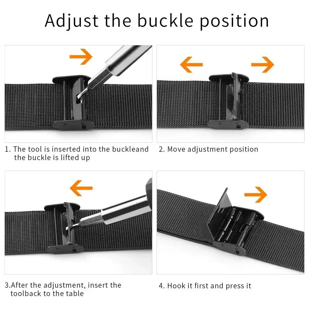 Metal Bands for Garmin Fenix 6 - Mesh Strap Metal 评论和价格