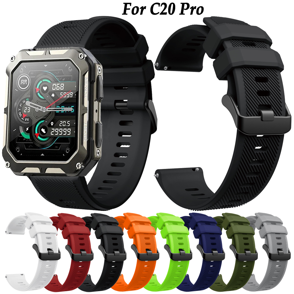 C20 pro Smartwatch 22mm Strap  - Silicone Watch Band 22Mm 评论和价格
