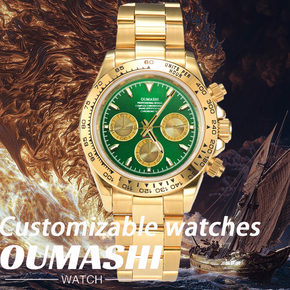 Customized 39mm VK63 Watch Men - Stainless Bracelet Diver 评论和价格