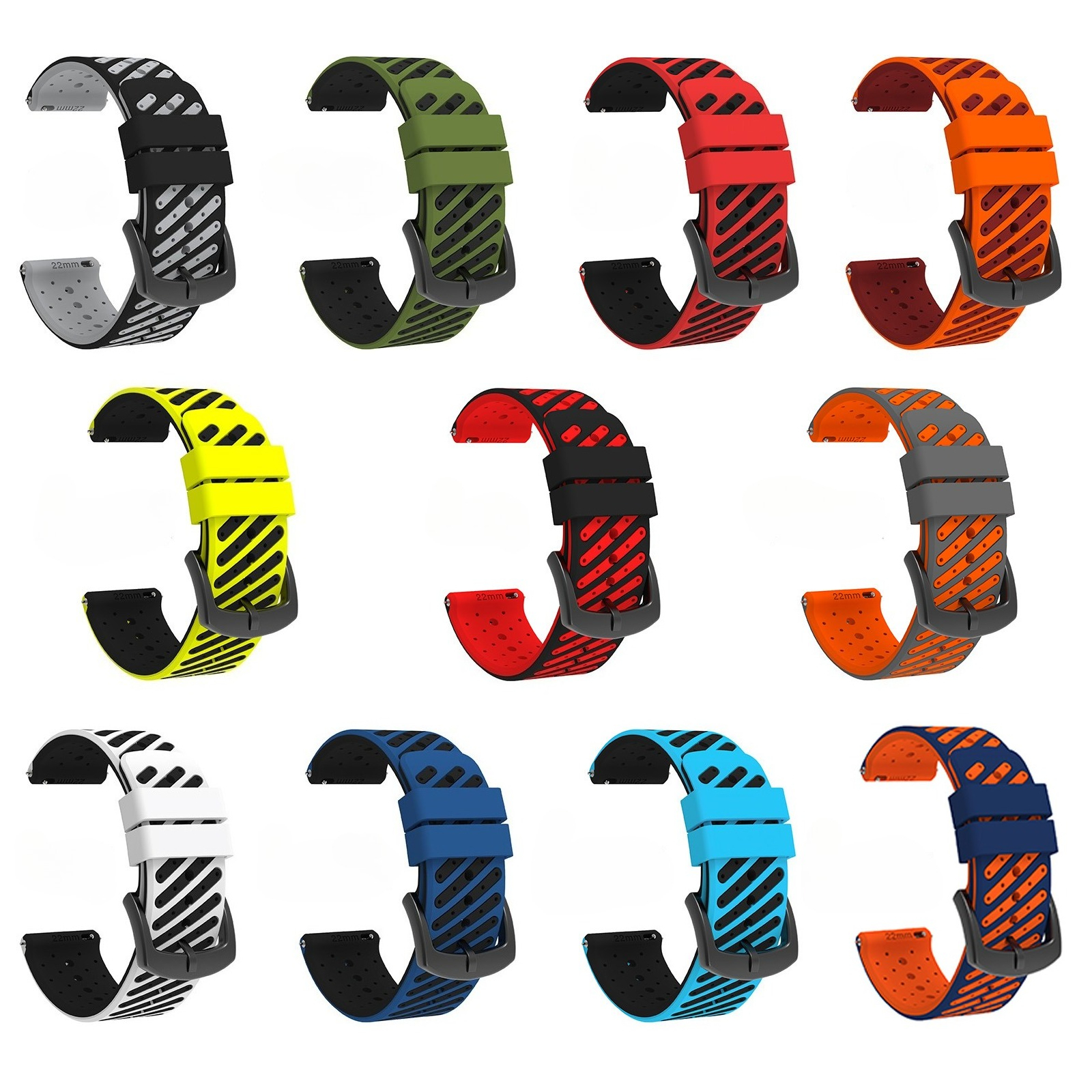 22mm Silicone Watch Band For T - Silicone Watch Band 22Mm 评论和价格