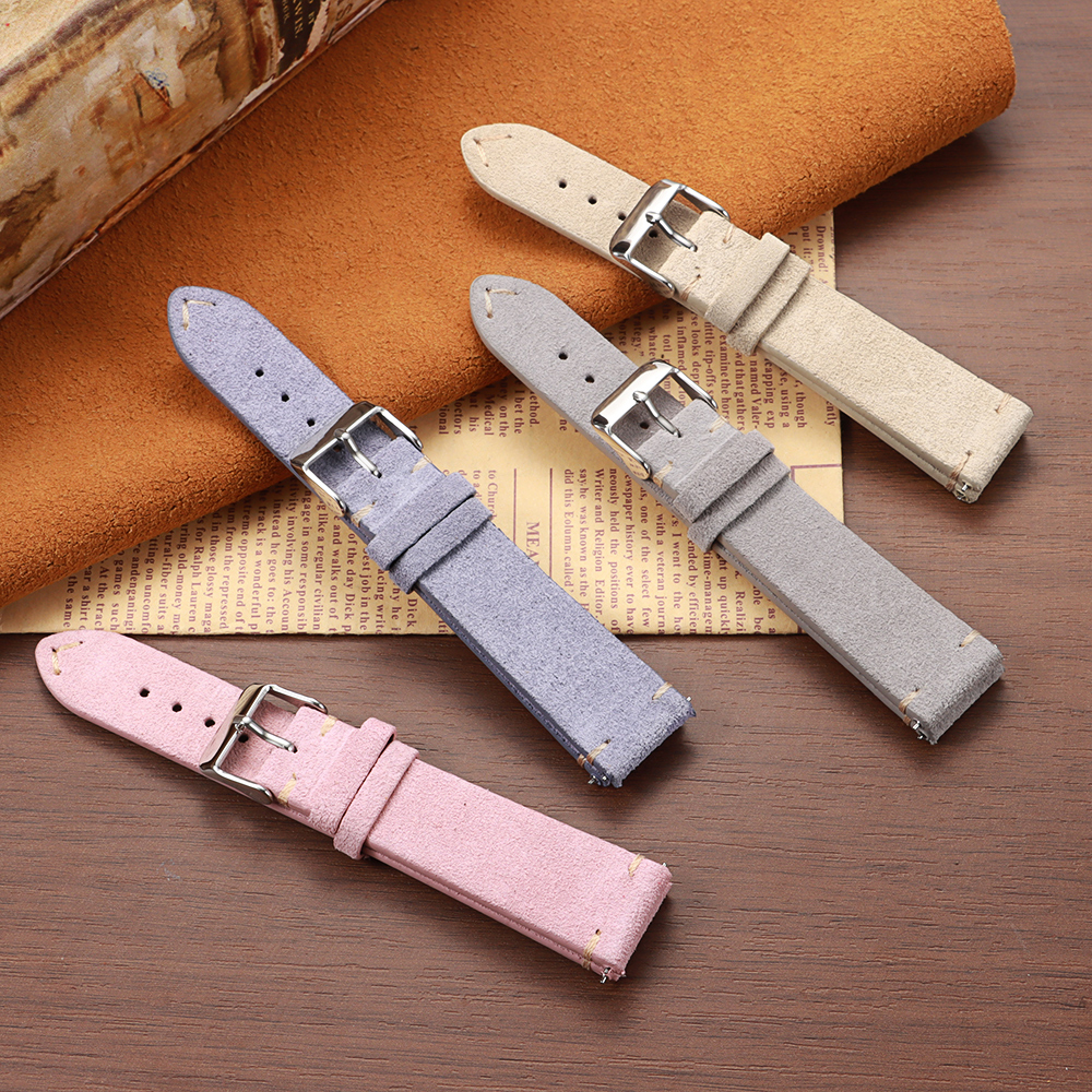 14 16 18 19 20 21 22mm Quick R - Suede Strap Watch 评论和价格