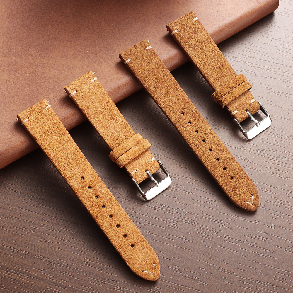 14 16 18 19 20 21 22mm Quick R - Suede Strap Watch 评论和价格