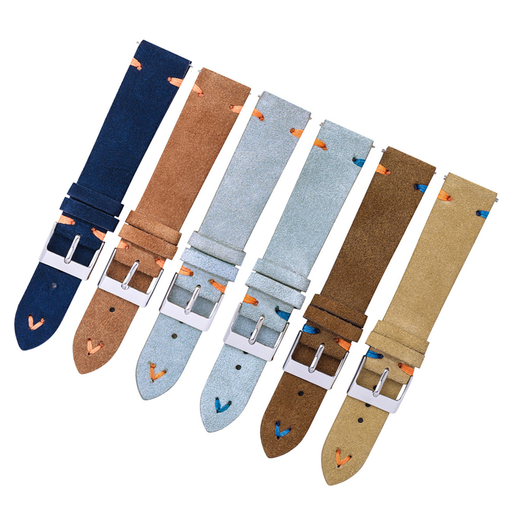 Suede Watch Straps 18mm 20mm H - Suede Strap Watch 评论和价格