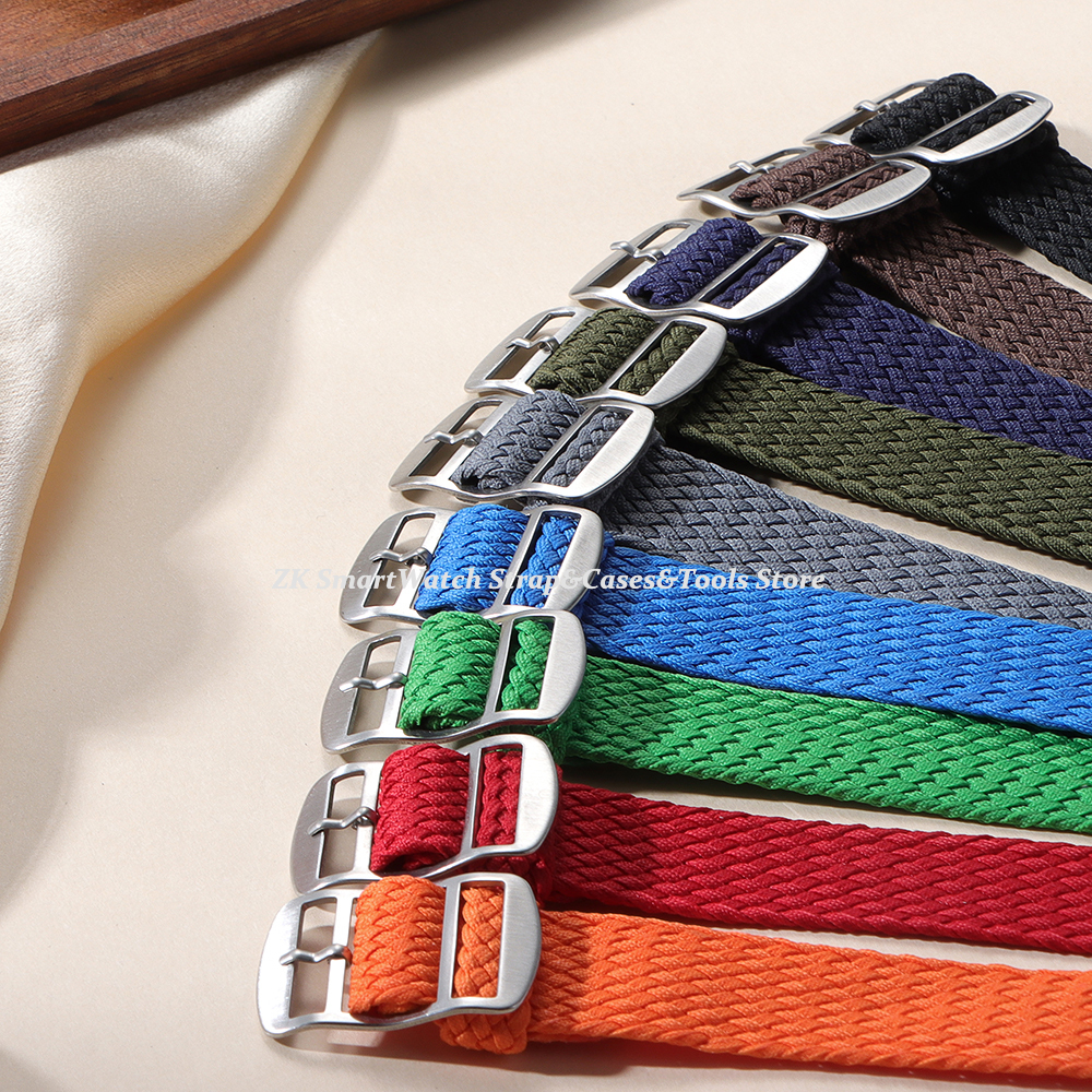 14mm 16mm 18mm 20mm 22mm Perlo - Perlon Strap Woven 评论和价格