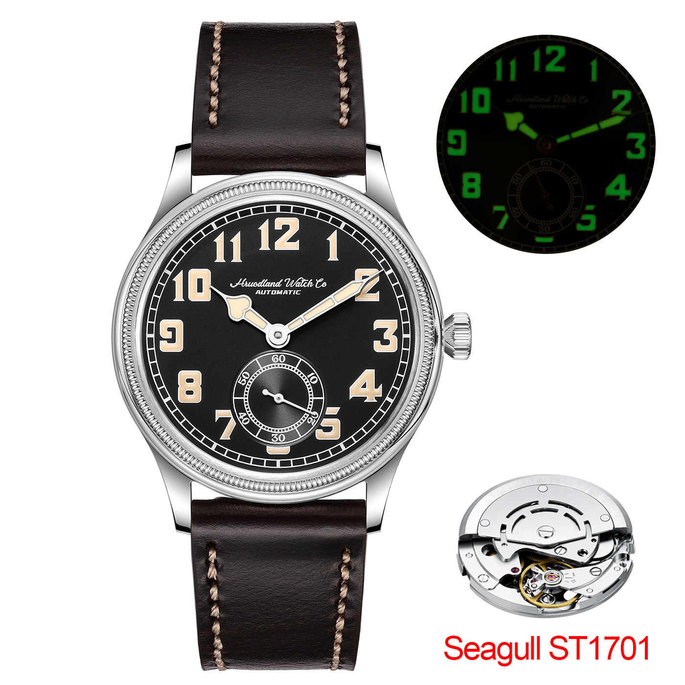 Retro Pilot Watch Mark IX Auto - Tropic Strap Vintage 评论和价格