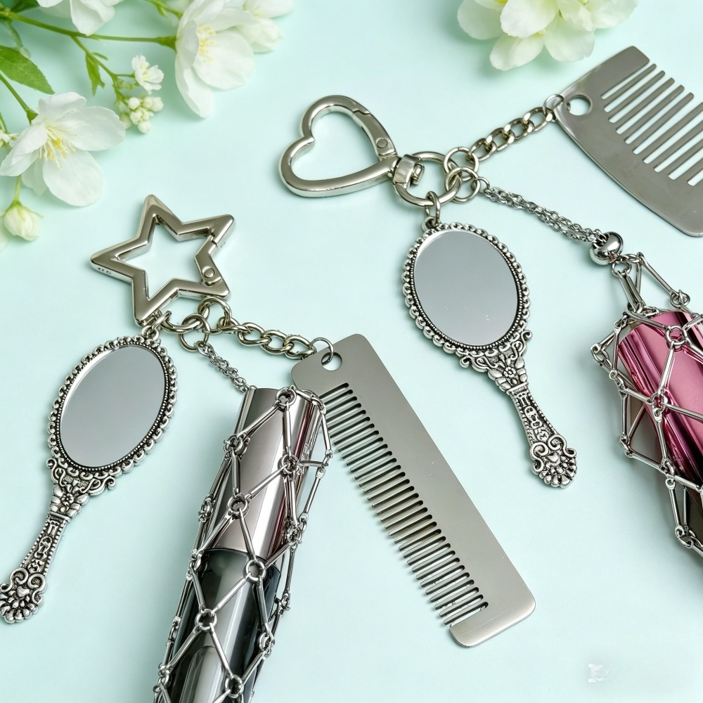 Vintage Metal Mesh Lipstick Ba - Mesh Strap Metal 评论和价格