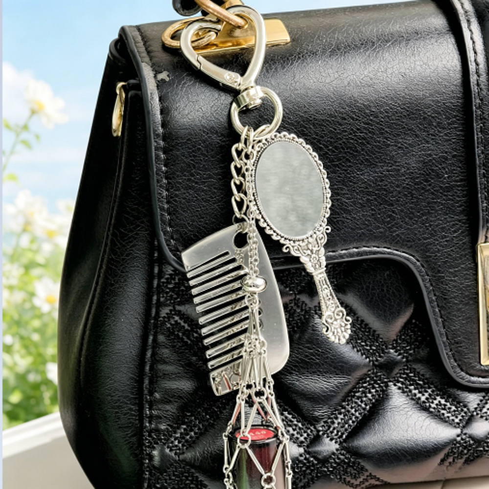 Vintage Metal Mesh Lipstick Ba - Mesh Strap Metal 评论和价格