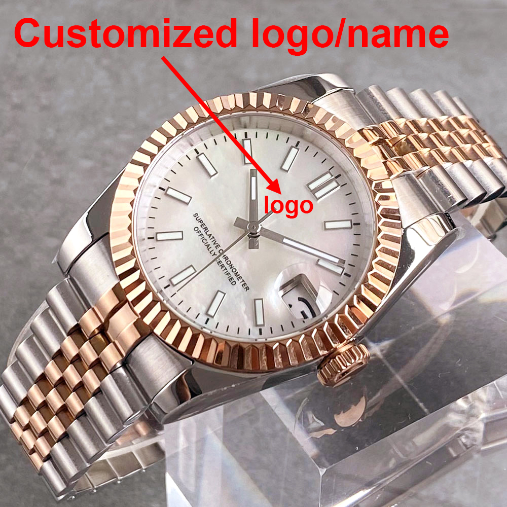 Customized Two Tone Rose Gold  - Stainless Bracelet Diver 评论和价格