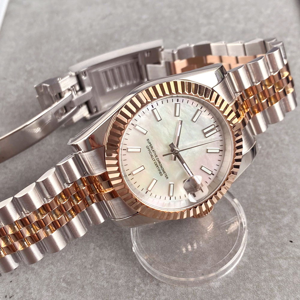 Customized Two Tone Rose Gold  - Stainless Bracelet Diver 评论和价格